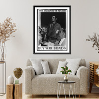 Historic Framed Print, Save Freedom of Speech - Buy War Bonds,  17-7/8" x 21-7/8"