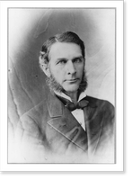 William Drew Washburn, 1831-1912, head-and-shoulders portrait, facing right, Vintage Wall Art
