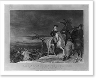 Historic Framed Print, Washington passing the Delaware, evening previous to the Battle of Trenton, Dec. 25th, 1776.painted by T. Sully ; etched by W. Humphrys ; engraved by G.S. Lang.,  17-7/8" x 21-7/8" Historic Framed Print, Washington passing the Delaware, evening previous to the Battle of Trenton, Dec. 25th, 1776.painted by T. Sully ; etched by W. Humphrys ; engraved by G.S. Lang.,  17-7/8" x 21-7/8"
