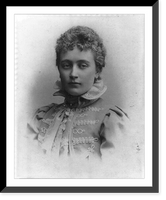 Historic Framed Print, [Princess Zenia of Montenegro, head-and-shoulders portrait, facing left],  17-7/8" x 21-7/8"