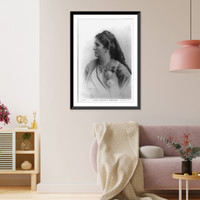 Historic Framed Print, [Princess Milena of Montenegro, head-and-shoulders portrait, facing left],  17-7/8" x 21-7/8"