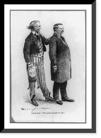 Uncle Sam: He's good enough for me".Davenport.", Antique Print