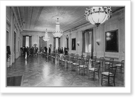 Rehearsal in the East Room of the White House on June 11, 1971 for marriage of Tricia Nixon, Vintage Print