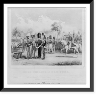 Vintage Americana Print - New York City - Irish Brigade of New York