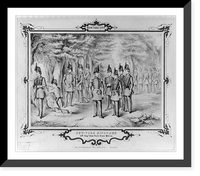 Historic Framed Print, New-York riflemen. 12th Regt. New-York State Militia,  17-7/8" x 21-7/8"