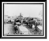 Offerle wheat market, Antique Wall Art