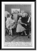 Historic Framed Print, The little dancer rehearsing,  17-7/8" x 21-7/8"