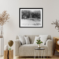 Historic Framed Print, East Capitol Street looking east from Seventh St., Washington, D.C.,  17-7/8" x 21-7/8"