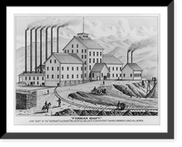 Forman Shaft. Joint shaft of the Overman, Caledonia, Belcher, Seg. Belcher" & "Crown Point" Mining Companies; Gold Hill, Nevada" Classic, Historic Reproduction