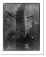 Historic Framed Print, Flat Iron Building,  17-7/8" x 21-7/8"