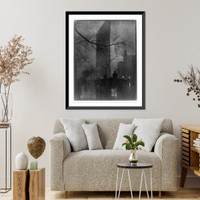 Historic Framed Print, Flat Iron Building,  17-7/8" x 21-7/8"