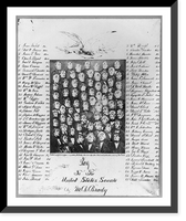 Key to the United States Senate by M.B. Brady Classic, Historic Print