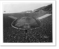 Historic Framed Print, [Stadium at Berkeley, Calif.(?), during a football game between Stanford and California],  17-7/8" x 21-7/8"