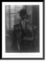 Historic Framed Print, La Curieuse (nude),  17-7/8" x 21-7/8"