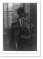 Historic Framed Print, La Curieuse (nude),  17-7/8" x 21-7/8"