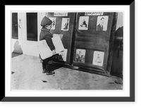 Ernest Chester, 5 years old lives at 624 S. Robinson St. Sells with his older brother Emmet, who is 9 years old. They are up very early. Location: Oklahoma City, Oklahoma.Lewis W. Hine. Vintage Wal