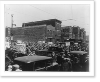 Chicago communists parading as part of the international communistic demonstration; Roosevelt Road and Jefferson St., March 6, 1930, Historic Reproduction