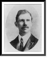 Benjamin F. Barnes, 1868-1909, bust, facing right, Antique Poster