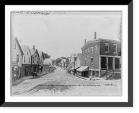 Front Street, from Post Office, Richmond, Maine Classic, Antique Poster