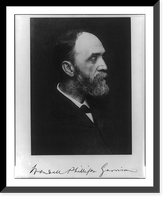 Historic Framed Print, [Wendell Phillips Garrison, 1840-1907, head-and-shoulders portrait, facing right],  17-7/8" x 21-7/8"
