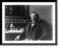 Historic Framed Print, [Jeter Connelly Pritchard, 1857-1921, half-length portrait, seated, facing left],  17-7/8" x 21-7/8"