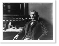 Historic Framed Print, [Jeter Connelly Pritchard, 1857-1921, half-length portrait, seated, facing left],  17-7/8" x 21-7/8"
