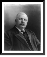 Historic Framed Print, [Jeter Connelly Pritchard, 1857-1921, head-and-shoulders portrait, facing right],  17-7/8" x 21-7/8"