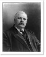 Historic Framed Print, [Jeter Connelly Pritchard, 1857-1921, head-and-shoulders portrait, facing right],  17-7/8" x 21-7/8"