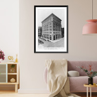 Marshall Field's Building, annex to retail store, Wabash Avenue and Washington Street, Chicago, Ill, Vintage Poster