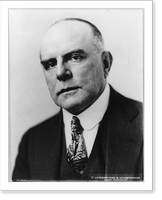 Historic Framed Print, [Otto Praeger, d. 1948, head-and-shoulders portrait, facing left],  17-7/8" x 21-7/8"