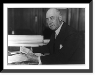 William M. Mooney, 1870-1960, half-length portrait, seated at desk, facing left, Vintage Print