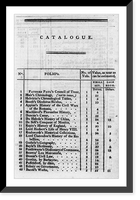 1st printed catalog of the Library of Congress, 1802 - page 3, Antique Wall Art