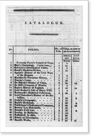 1st printed catalog of the Library of Congress, 1802 - page 3, Antique Wall Art