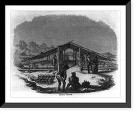 Historic Framed Print, [Gold mining in Gold Hill, N.C.: rocking cradles" small children rocking ore cradles with their feet]",  17-7/8" x 21-7/8"