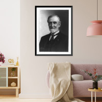 Historic Framed Print, [Redfield Proctor, 1831-1908, head-and-shoulders portrait, facing left],  17-7/8" x 21-7/8"