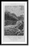Historic Framed Print, Shipwreck of the DEGRAVE, East Indiaman,  17-7/8" x 21-7/8"