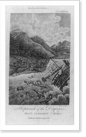 Historic Framed Print, Shipwreck of the DEGRAVE, East Indiaman,  17-7/8" x 21-7/8"
