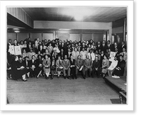 Historic Framed Print, [Group portrait of NAACP Baltimore Branch members],  17-7/8" x 21-7/8"