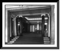 Historic Framed Print, [Stoneleigh Courts Apartments, Connecticut Ave., N.W., Washington, D.C. - general view of lobby,  17-7/8" x 21-7/8"