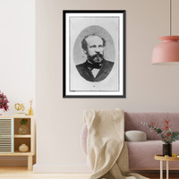 Historic Framed Print, [Henry C. Wayne, bust portrait, facing right],  17-7/8" x 21-7/8"