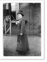 Policewomen - the woman Cop" (a dream). Suffragette posed to illus. woman police concept - Cincinnatii", Antique Print