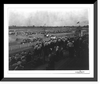 Historic Framed Print, [Auto races at Kentucky State Fair],  17-7/8" x 21-7/8"