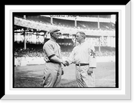Historic Framed Print, Managers Harry Wolverton, New York AL, & John McGraw, New York NL (baseball),  17-7/8" x 21-7/8"