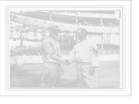 Historic Framed Print, Managers Harry Wolverton, New York AL, & John McGraw, New York NL (baseball),  17-7/8" x 21-7/8"