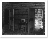 Historic Framed Print, Bedrooms, Old Faithful Inn, Yellowstone Park, Wyo.,  17-7/8" x 21-7/8"