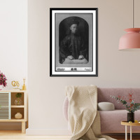 Historic Framed Print, [Prince Chun, half-length portrait, seated, facing right],  17-7/8" x 21-7/8"