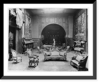 Historic Framed Print, [Interiors of John R. McLean House, 1500 I St., N.W., Washington, D.C. - music room from staircase],  17-7/8" x 21-7/8"