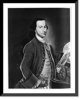 Johannes de Graaf, half-length portrait, standing, facing right, Vintage Print