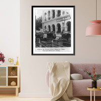 View at the Victoria Hotel, Shameen Canton, China, Vintage Print