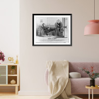 Historic Framed Print, Coming to terms!,  17-7/8" x 21-7/8"